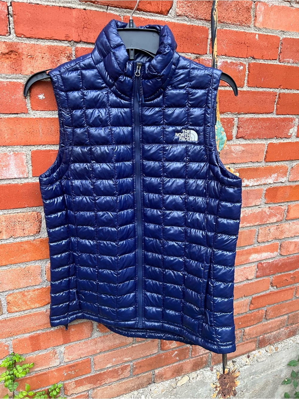 Women’s North Face ThermoBall Vest in Navy blue